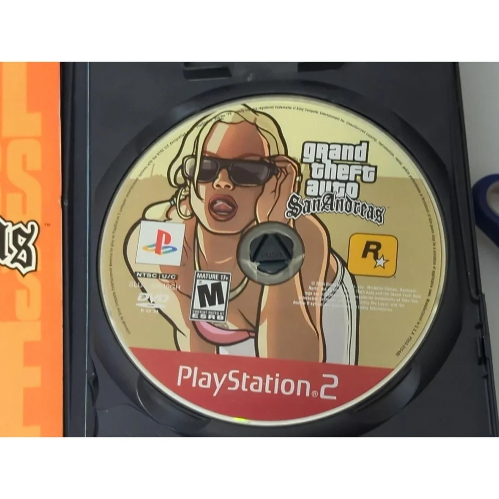 Grand Theft Auto San Andreas‎ PS2 PlayStation 2 - Complete + Manual CIB